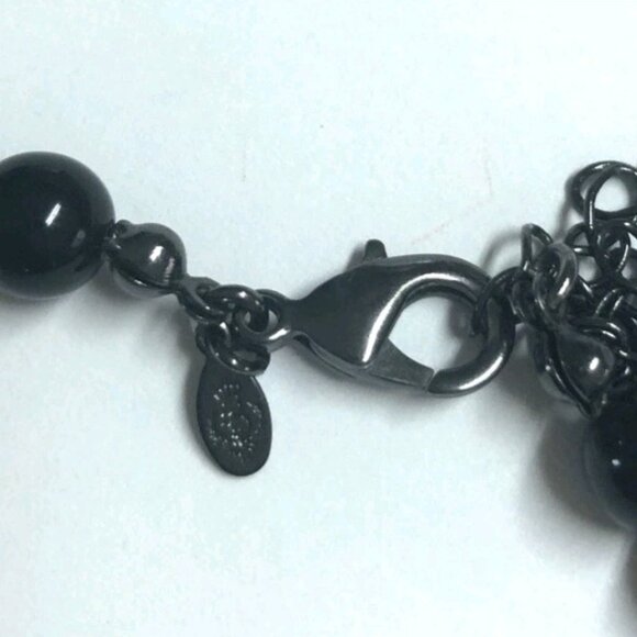 Premier Designs Crochet Black and Yellow Convertible Necklace Brooch PinP - Picture 8 of 8